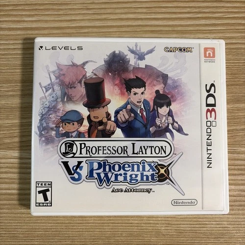 Professor Layton vs. Phoenix Wright Ace Attorney  3DS PLEASE READ DESCRIPTION