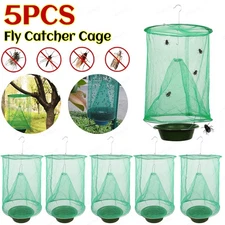 5PCS Ranch Fly Trap Outdoor Fly Trap  Killer Bug Cage Net Perfect For Horses Cow