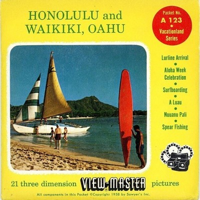 View Master Honolulu And Waikiki Ohau A 123