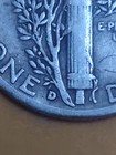 1942-D Mercury Silver Dime 90% Silver Denver Mint Winged Liberty Head US Coin — photo 3