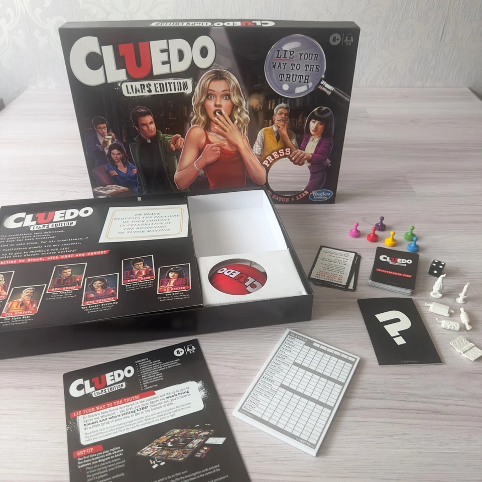 Hasbro - Cluedo Liars Edition - Excellent Condition. Pre Owned - Image 3 of 4