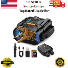 Night Vision Goggles, Night Vision Binoculars for Adults 10X Digital Zoom 64GB