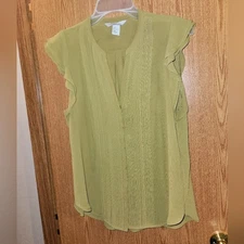 H&M Green Women's Size 10 Top