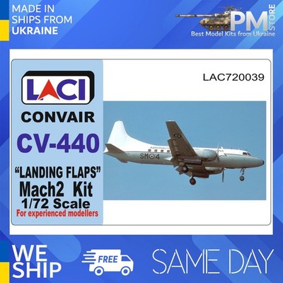 Laci 720039 1/72 Convair CV-440 Landing Flaps for Mach2 Resin model