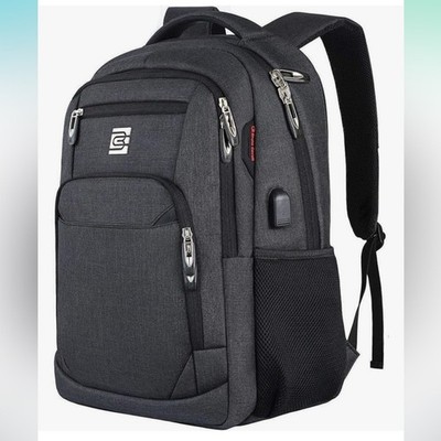 Business Slim Durable Laptops Multifunctional Travel Backpack Notebook Commute
