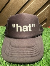   hat  Black Mesh SnapBack Trucker Hat