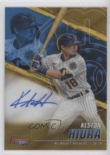 2021 Bowman's Best of 2021 Gold Refractor 13/50 Keston Hiura #B21-KH Auto 12hh