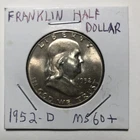 Franklin Half Dollar 1952 D