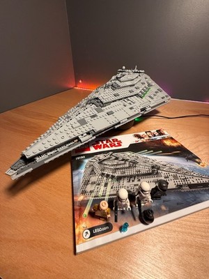 Lego Star Wars First Order Star Destroyer 75190 with manual