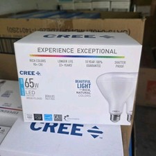 Cree Led 65w Br30 Flood Dimmable Shatter Proof 90cri 5000k 680lm Screw 2 Bulbs Cree Led 65w Br30 Flood Dimmable Shatter Proof 90cri 5000k 680lm Screw 2 Bulbs