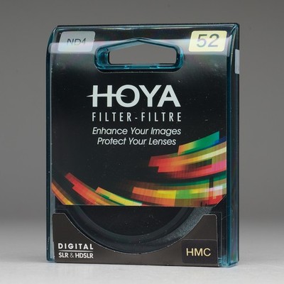 Hoya Digital HMC ND4 Filter, Graufilter 2 Stops, 52 mm