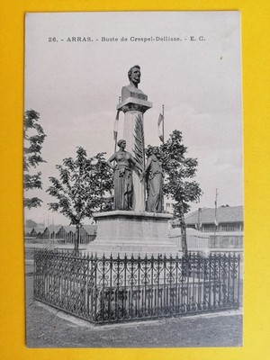 CPA ARRAS (kein Calais) BÜSTE von Louis CRESPEL-DELLISSE Industriel LILLOIS