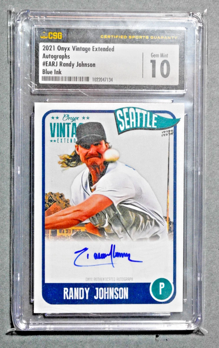 Randy Johnson Baseball Original Autographed Sports Trading Cards