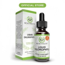 Chlorophyll Liquid Drops Internal Deodorant, Detox Gut Health Support