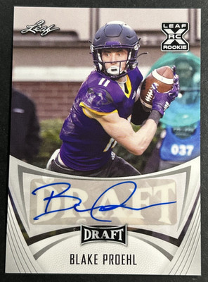 2021 Leaf Draft - Blake Proehl #BA-BPI East Carolina Pirates - RC AUTO