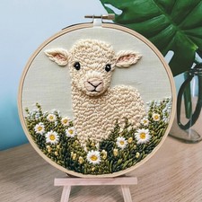 Hoop Punch Needle Kits for Beginners Punch Needle Embroidery Kit  Kids Adults