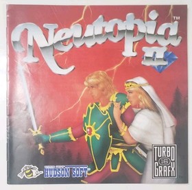 Neutopia II TurboGrafx16 Game Cart w/ Manual NO CASE, MARKED, TESTED and WORKING