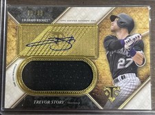2017 Topps Triple Threads - Unity Autograph Jumbo Relics Trevor Story...