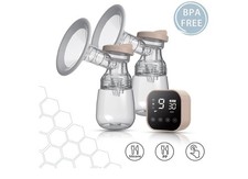 Sunveno Smart Automatic Dual Breast Pump with Controller - White