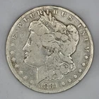 1881-CC Morgan Silver Dollar