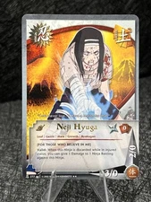 Neji Hyuga N277 Naruto CCG Gold Text Rare LP