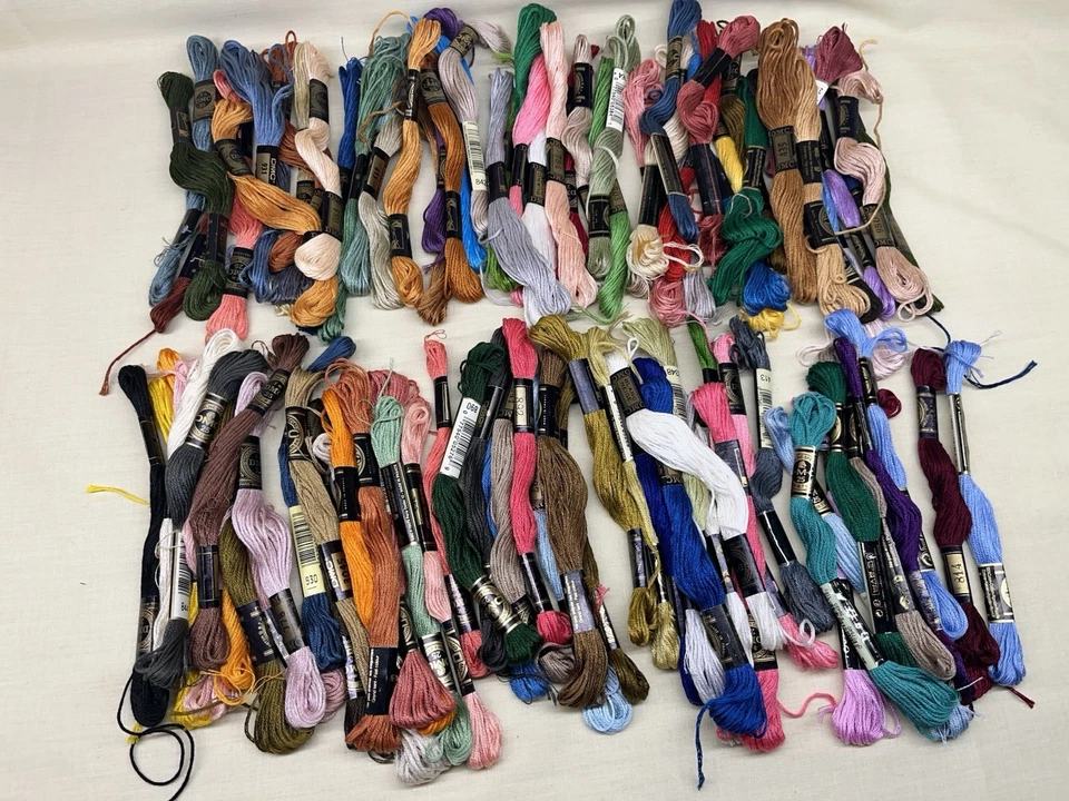 DMC Embroidery Floss Cross Stitch Thread 100% Cotton  Lot of 100 Skeins - Image 3 of 4