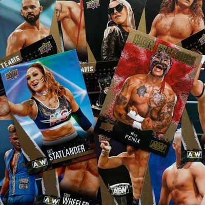 AEW All Elite Wrestling Upper Deck 2021 Pick Your Gold Cards & Inserts #1-100