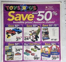 2000 Toys R Us Ad Flyer Pokemon PS2 Hot Wheels R-Zone Barbie Insert Y2K Catalog