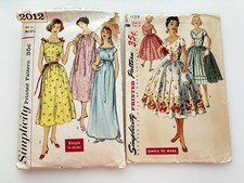 Vintage Simplicity #1159 & #2012 Sewing Patte...
