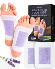 BloomLab Lavender Bamboo Vinegar Foot Pads wi...