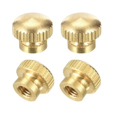 Electronic Equipment 4Pcs, M4x0.7mm Round Stepped Knobs Fasteners for 3D Pr