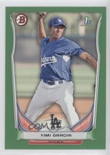 2014 Bowman Prospects Green 182/199 Yimi Garcia #BP70 2x3
