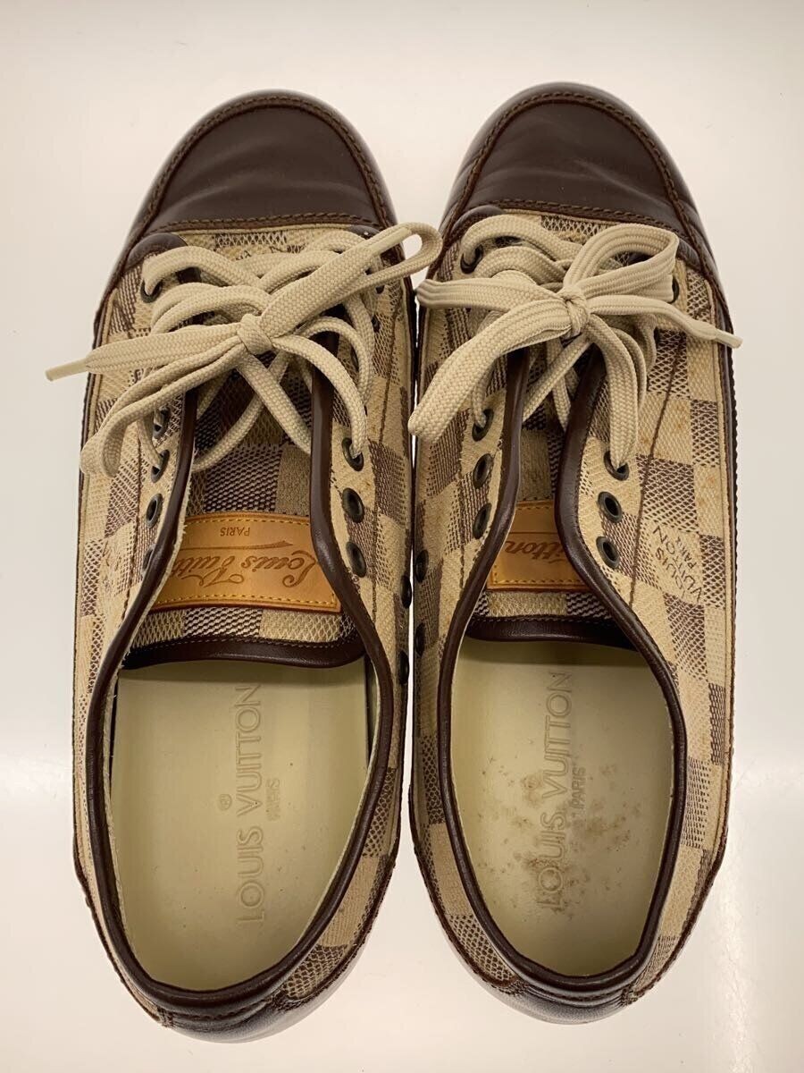 LOUIS VUITTON / ダミエ/ローカットスニーカー/US5.5/ブラウン/キャンバス/BA0018 LOUIS VUITTON Low Cut Sneaker Damier US5.5 Brown Canvas BA0018