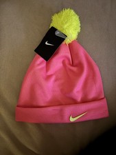 NWT Nike Youth Pink Pom Hat Size 7-16