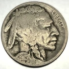 1915-D Buffalo Nickel VG Very Good Semi Key Date 5c US Coin - 4370
