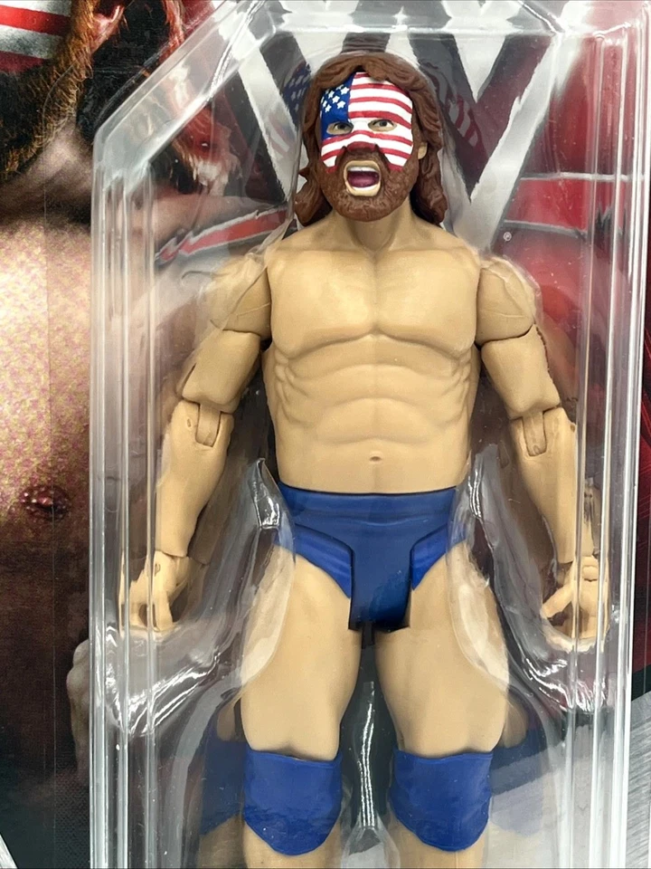 WWE Hacksaw Jim Dugan SummerSlam 系列 2016 年可动人偶 1989 年 WWF 美国 — 第 2/4 张图片