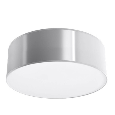 Runder Deckenleuchte Grau Ø25 ARENA E27 15W SL.0128 Sollux Lighting