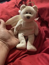 Ty Beanie Babies Angel Bear White with Wings Plush 3-7 Years Ages 3-4 4-7