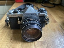 Pentax ME 35mm Film Manual SLR Camera with Pentax-M 50mm F/2 SMC Lens & Case