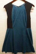 Excellent Nine West Womens Navy and Black Size Medium Dress Formal Occasion