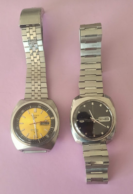 SEIKO 5 SPORT + SEIKO 5 AUTOMATIC STAHL BJ 1975.