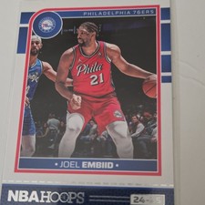Panini 2024-25 NBA Hoops Joel Embiid #131 Philadelphia 76ers Basketball Card