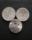 (3) 1 OZ Silver Coins * 2016 - 2021 - 2023  Superman * Total 3 OZ (a7)