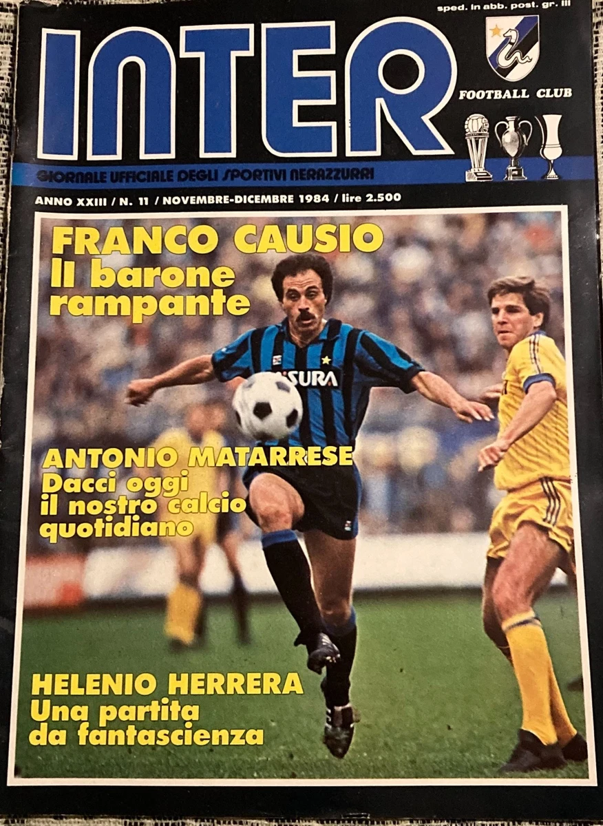 Rivista Ufficiale Inter Football Club – Année Complète 1985 Avec Reliure