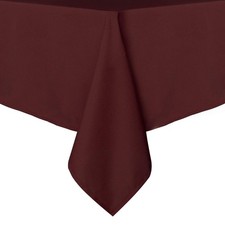 Rectangle Tablecloth - 60 x 84 Inch - Stain and Wrinkle Resistant Washable Po...