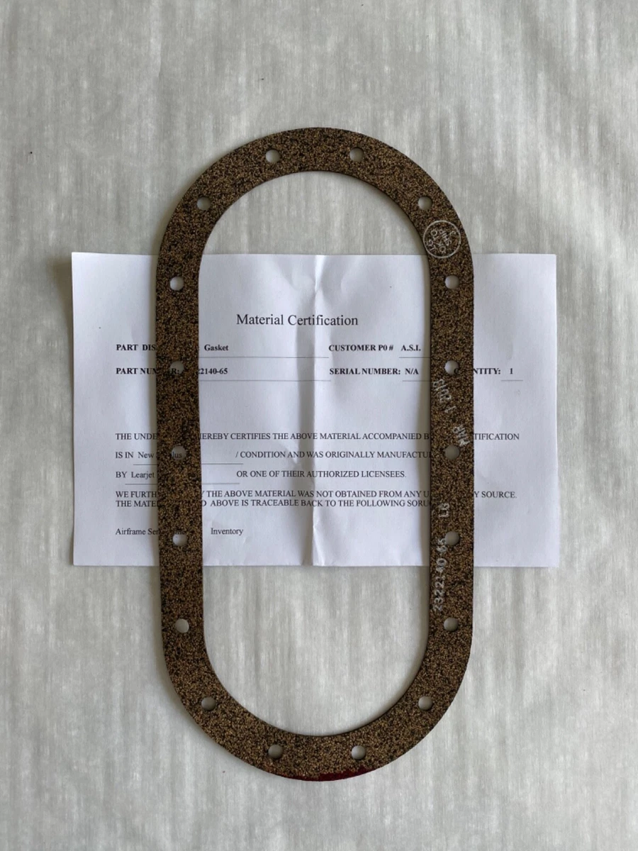 2322140-65 GASKET NEW SURPLUS LEARJET MATERIAL CERT INCLUDED | eBay