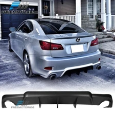 Fits 06-13 Lexus IS250 IS350 DMR Style Rear Bumper Lip Diffuser PP