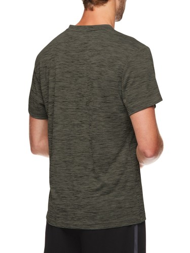 Reebok Neptune Crewneck Shirt Gym Exercise Rosin Heather Men's Medium-XL - Picture 5 of 6