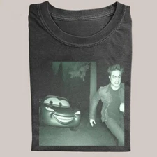 Twilight Vintage Tee - Edward Cullen Run Meme T-Shirt Unisex Streetwear for Men