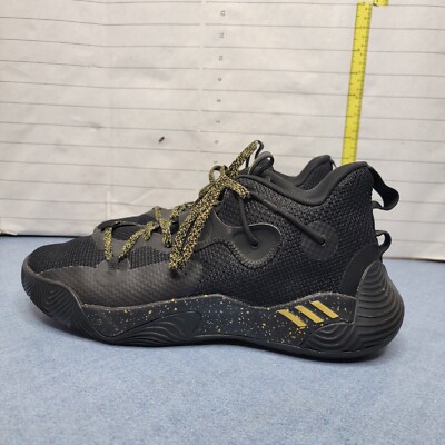 Adidas Harden Stepback Black Gold Size Basketball Shoes GY8631 Mens 